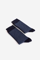 Milano Meias de espiga Marinho