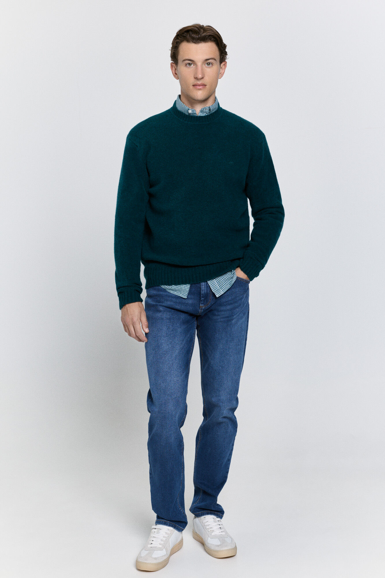 Milano Jersey cuello caja regular fit