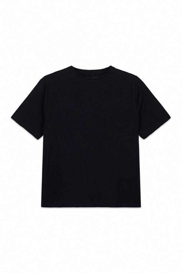 Milano T-shirt de manga curta Preto