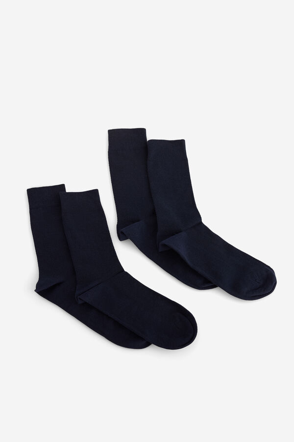 Milano Calcetines Estructura Navy