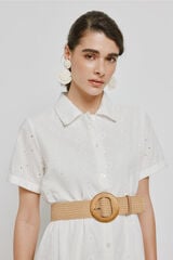 Milano Cinto entran&ccedil;ado Bege