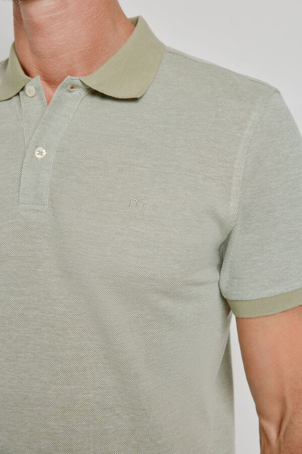 Milano Polo de manga curta C&aacute;qui