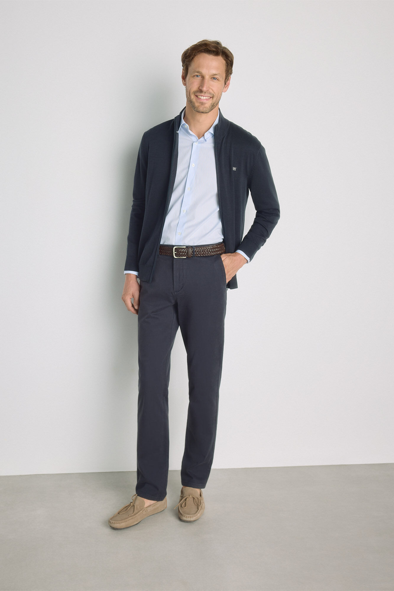 Pedro del Hierro Pantal&oacute;n chino regular fit
