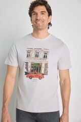 Milano T-shirt de manga curta Cinza claro