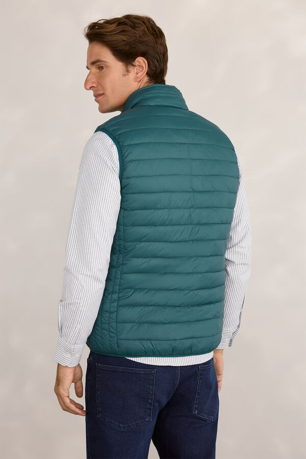 Milano Chaleco Reversible Azul turquesa