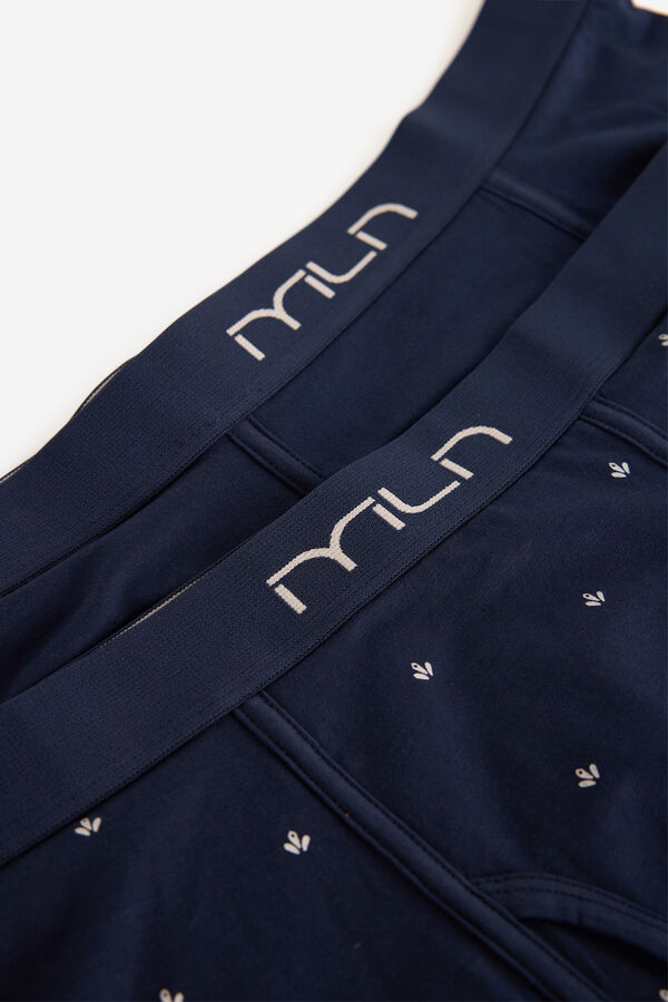 Milano Boxer Reconnect Estampado azul