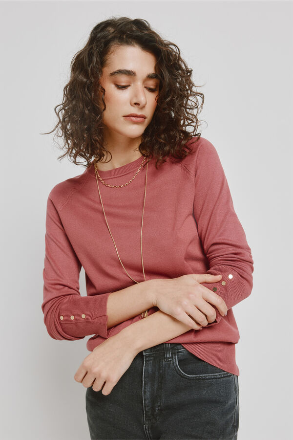 Milano Camisola gola redonda Coral