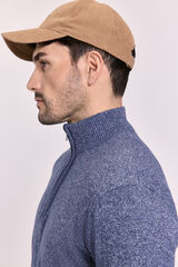 Milano Jersey semicisne cremallera Navy