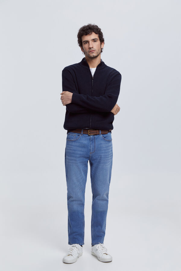 Milano Pantal&oacute;n Denim Slim Azul