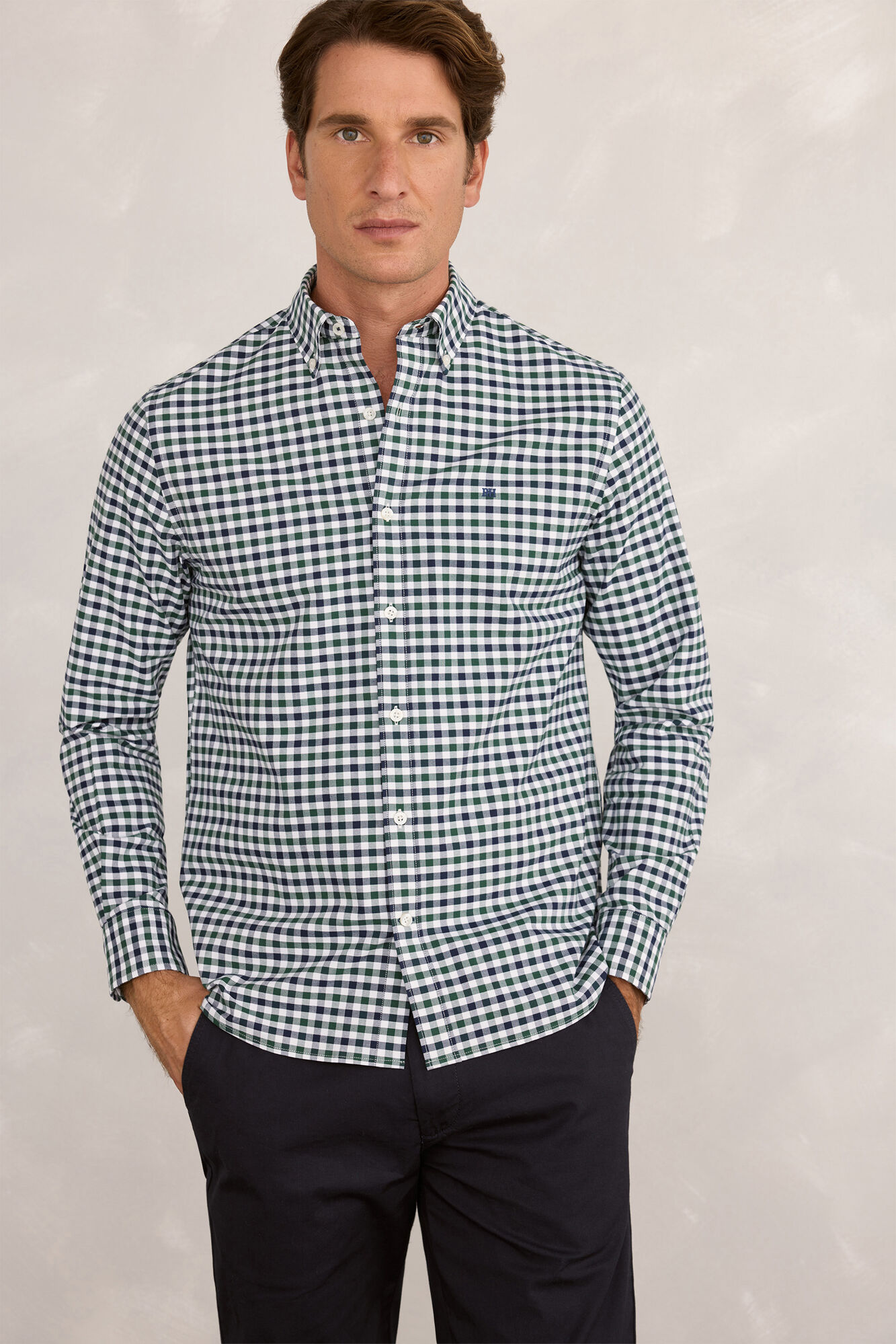 Pedro del Hierro Camisa esportiva xadrez