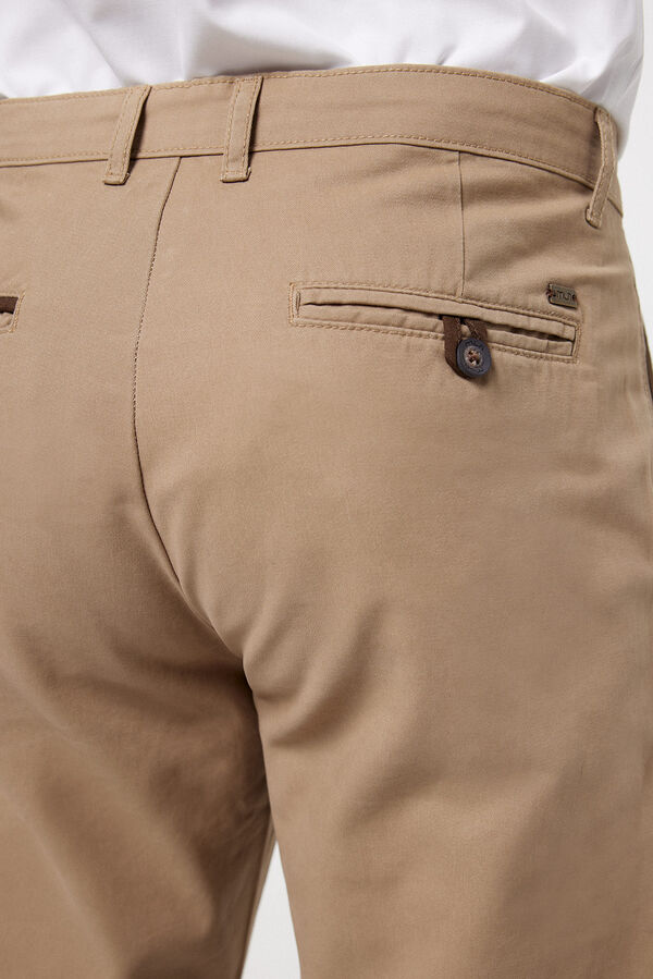 Milano Cal&ccedil;as chino lisas Camel