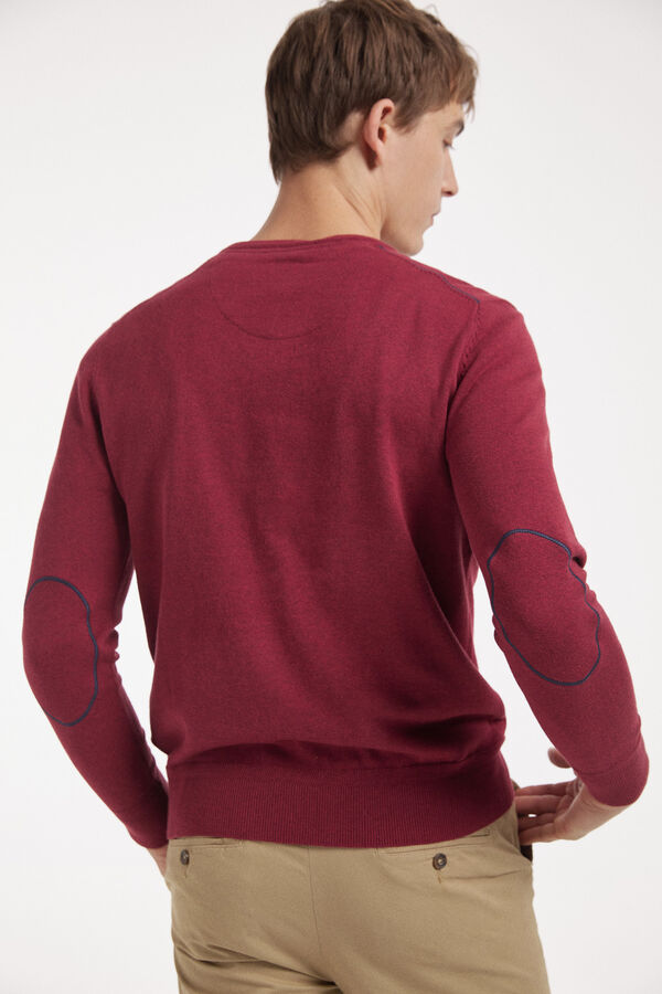 Fifty Outlet Jersey cuello pico Rojo