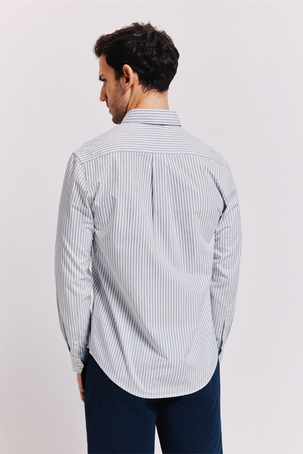 Milano Camisa rayas manga larga Navy