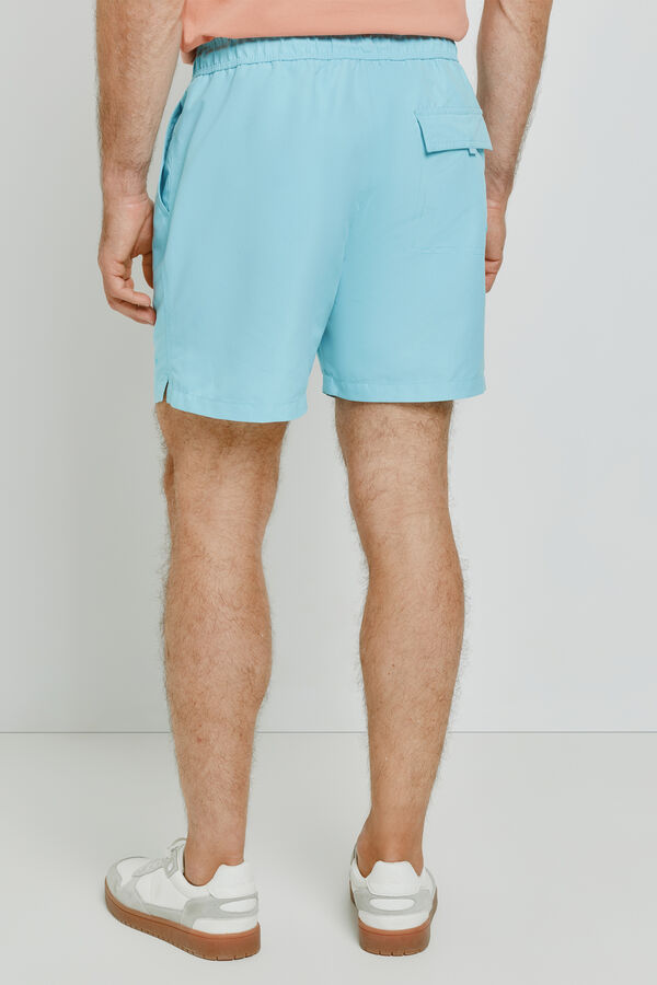 Milano Fato de banho liso Azul indigo