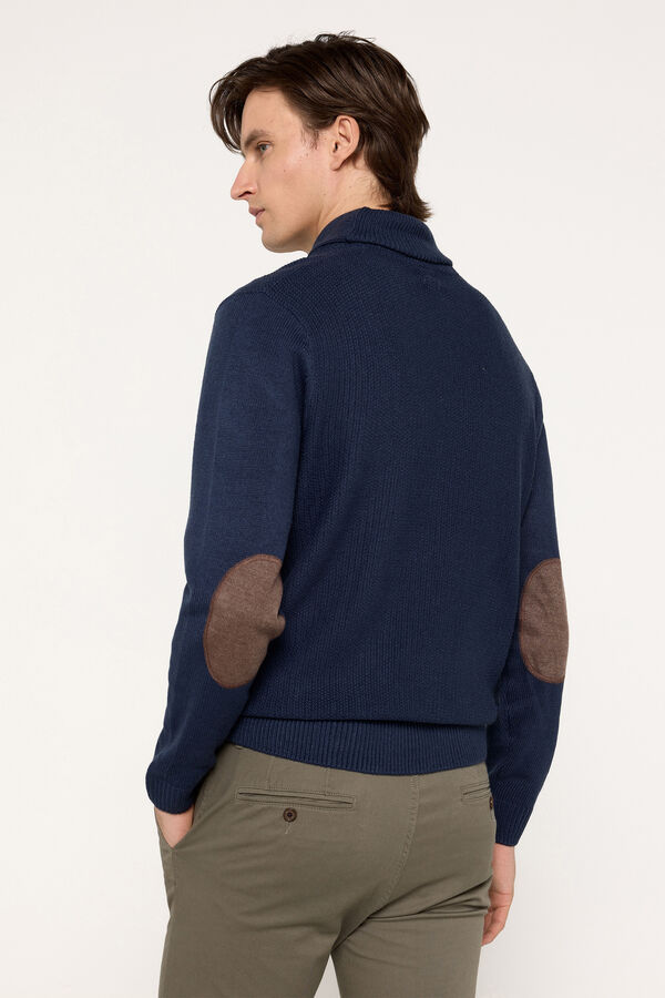 Milano Jersey cuello smoking Navy