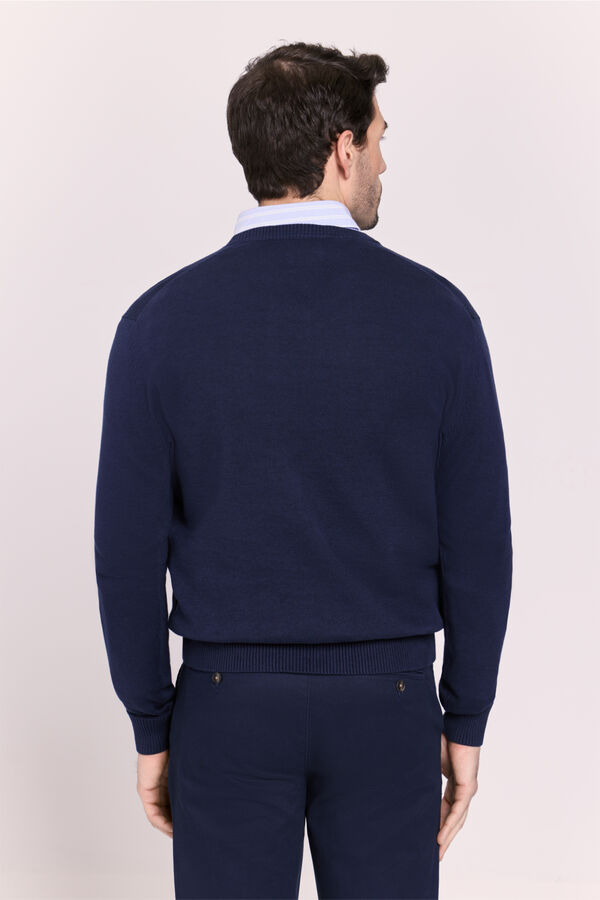 Milano Jersey cuello pico Navy