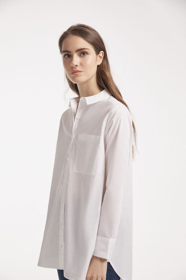 Fifty Outlet CAMISA OVERSIZE Blanco