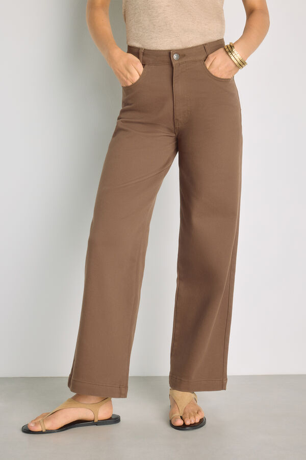 Milano Pantal&oacute;n ancho Beige