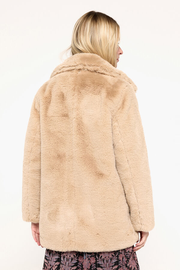 Milano Sobretudo efeito pelo Bege