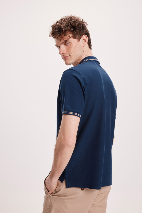 Pedro del Hierro Polo PDH Tips Navy