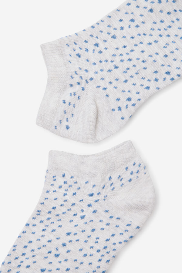 Milano Calcetines dibujo Gris Claro
