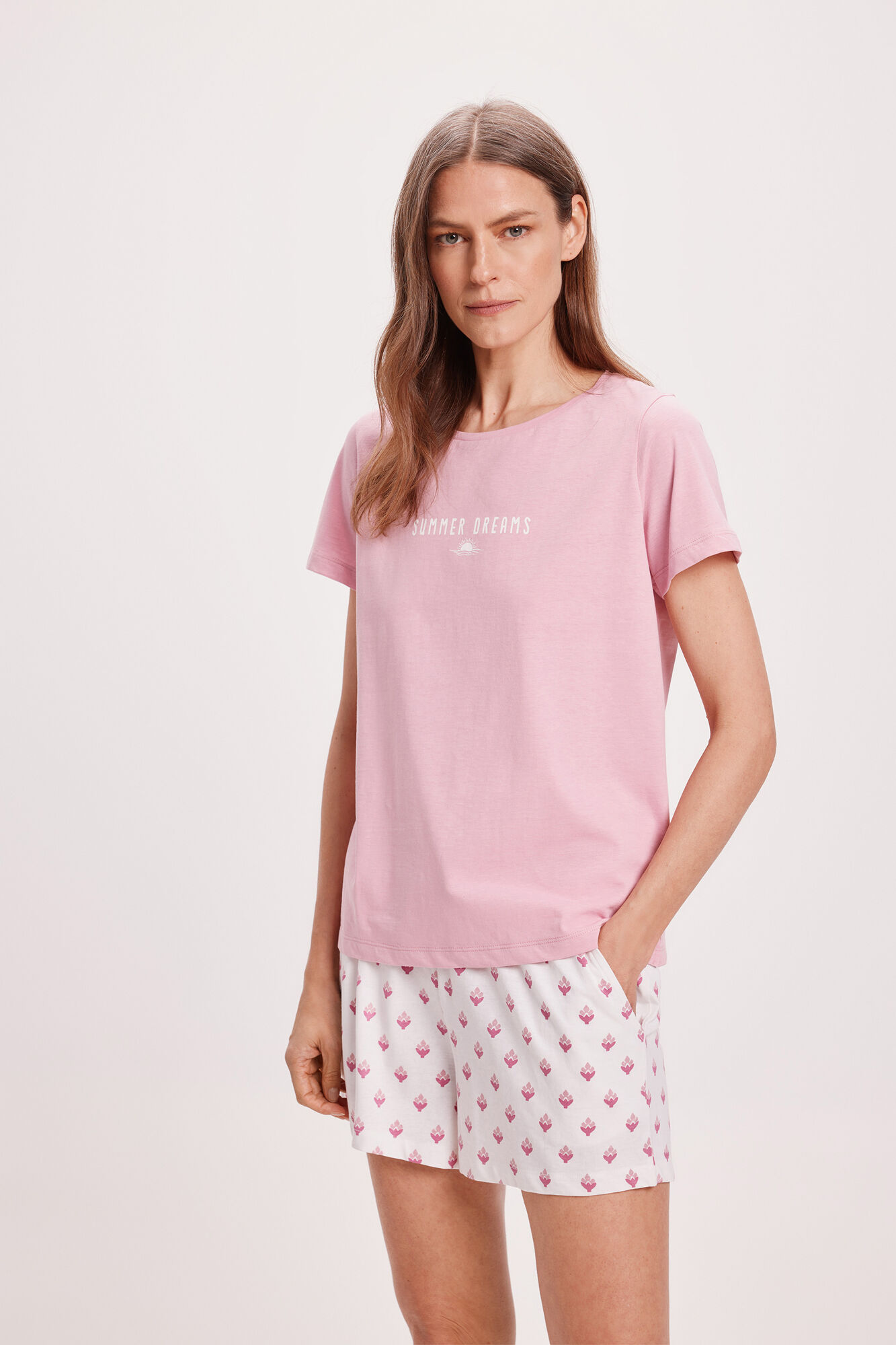 Milano Pijama corto estampado mini