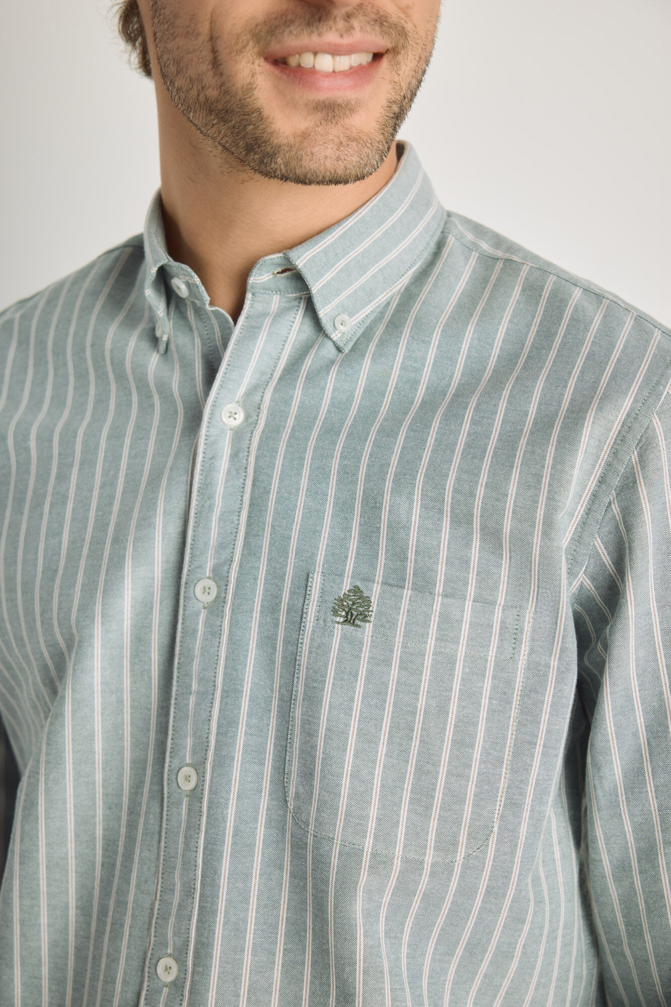 Springfield Camisa rayas manga larga