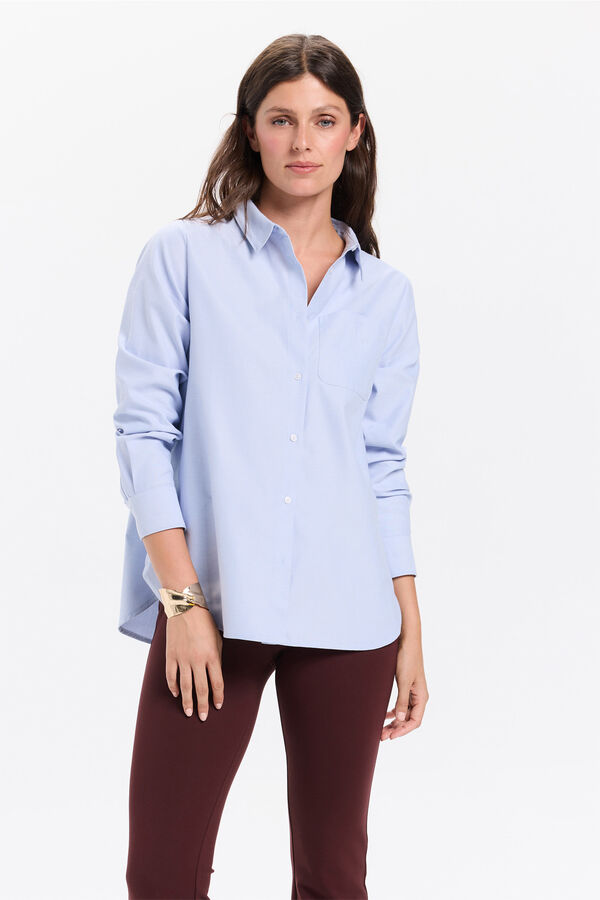 Milano Camisa oxford Azul