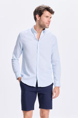 Milano Camisa Sport Estructura Azul