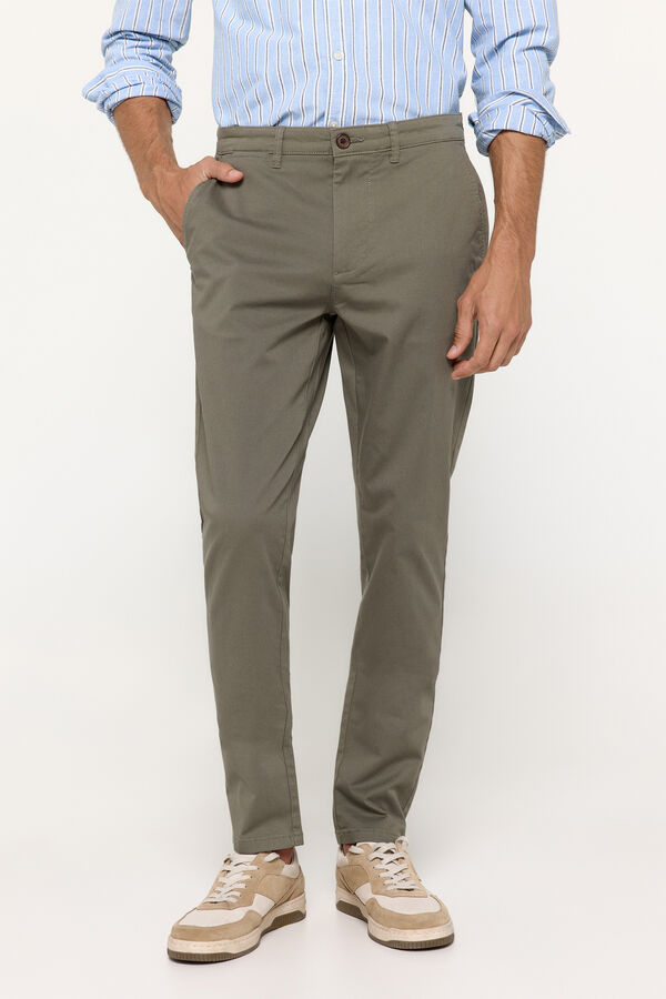 Fifty Outlet Pantalón Chino PDH Verde