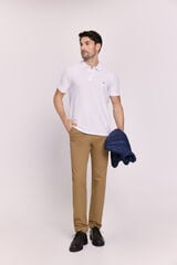 Milano Polo básico manga curta Branco