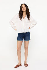 Milano Bermuda curta denim Azul