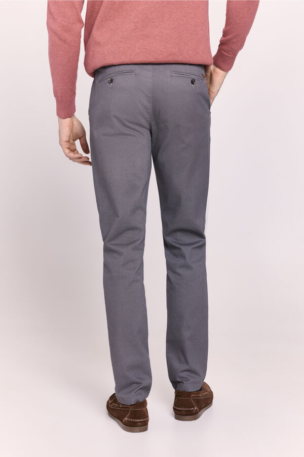 Milano Pantal&oacute;n chino slim fit Gris