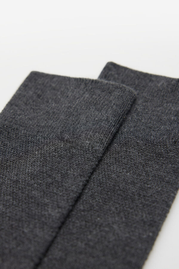 Milano Pack de meias estruturadas Cinzento oscuro