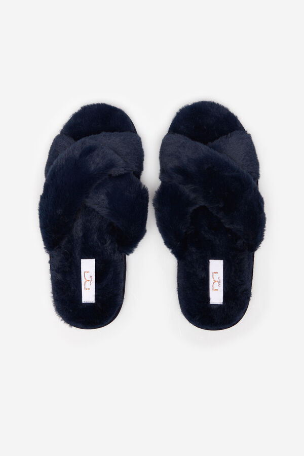 Fifty Outlet Slipper cruzada Navy