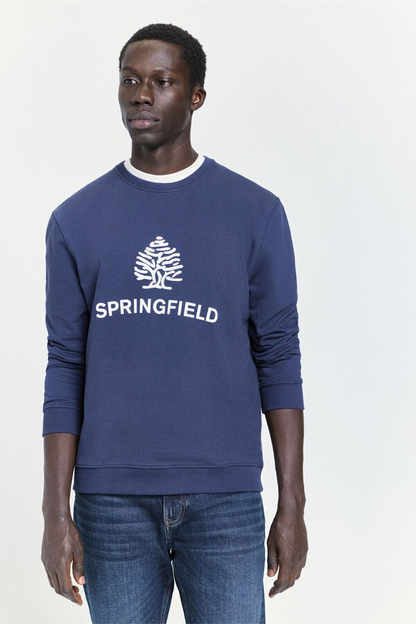 Springfield Sudadera Oslo regular fit Navy