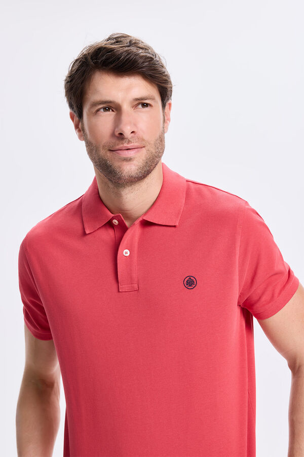 Springfield Polo Básico Springfield Rojo/Coral