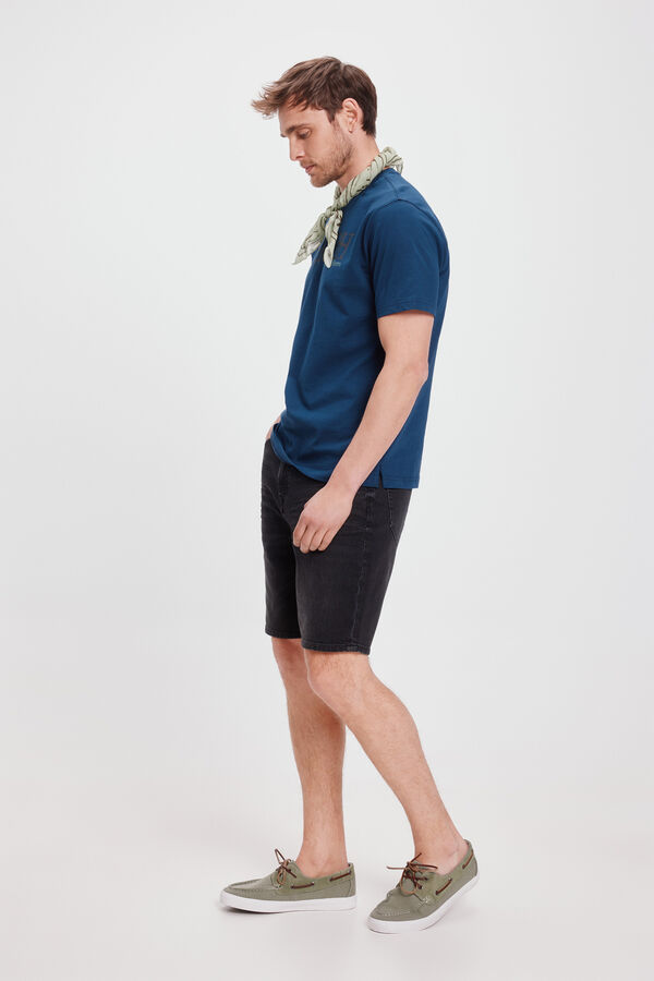 Pedro del Hierro Camiseta estampada PDH Azul