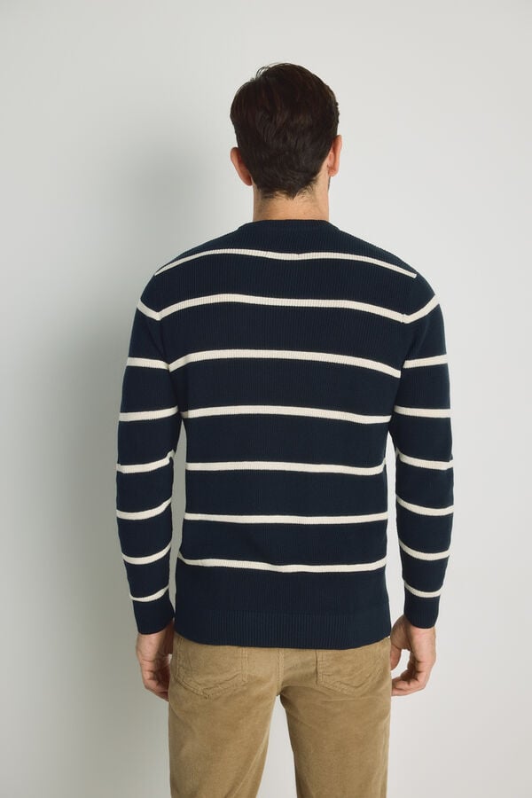 Springfield Camisola gola caixa Marinho