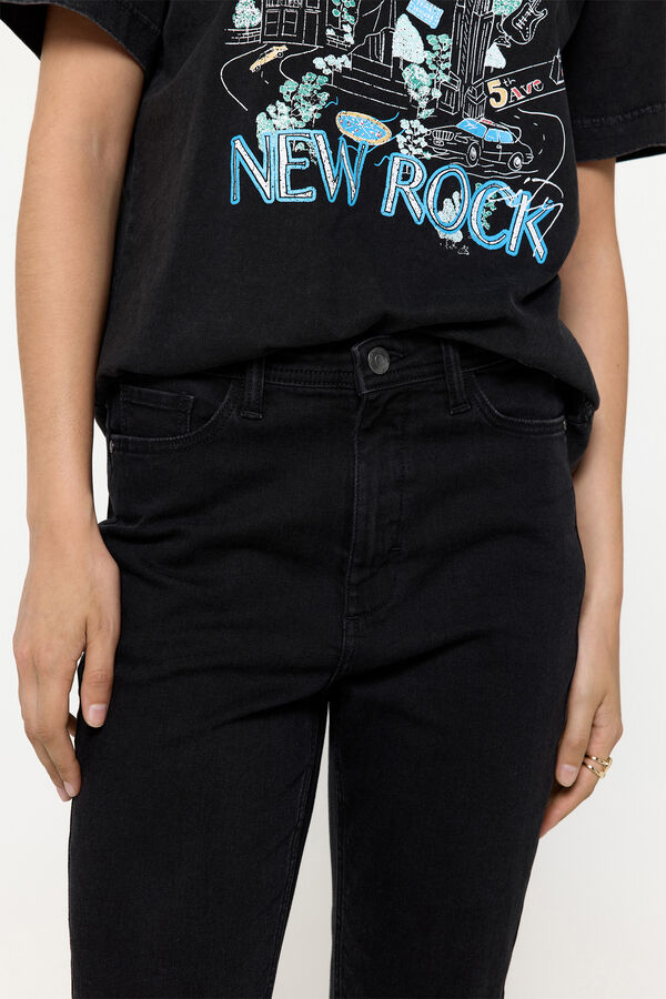 Milano Pantal&oacute;n Denim Mini Flare Marengo