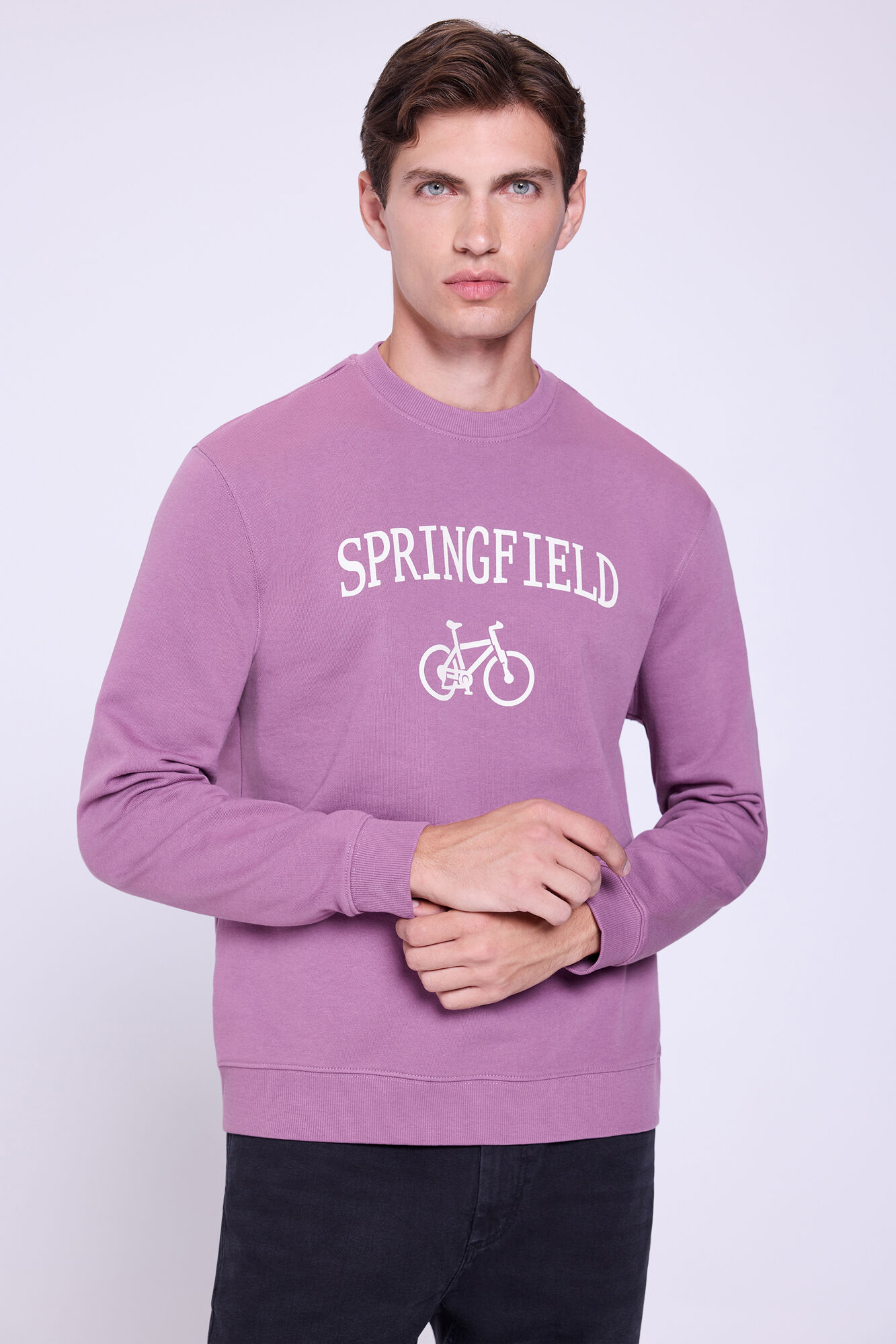 Springfield Sudadera B&aacute;sica Print