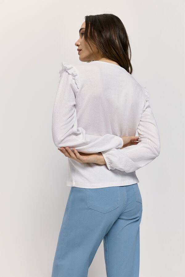 Milano Camiseta manga larga Blanco