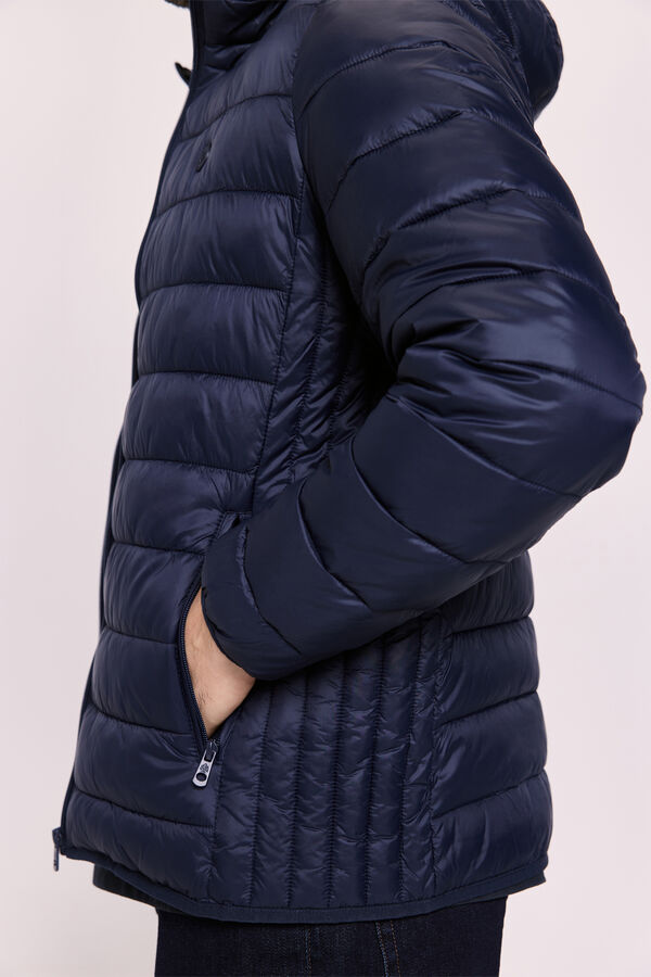 Springfield Chaqueta hoodie acolchada Azul Oscuro