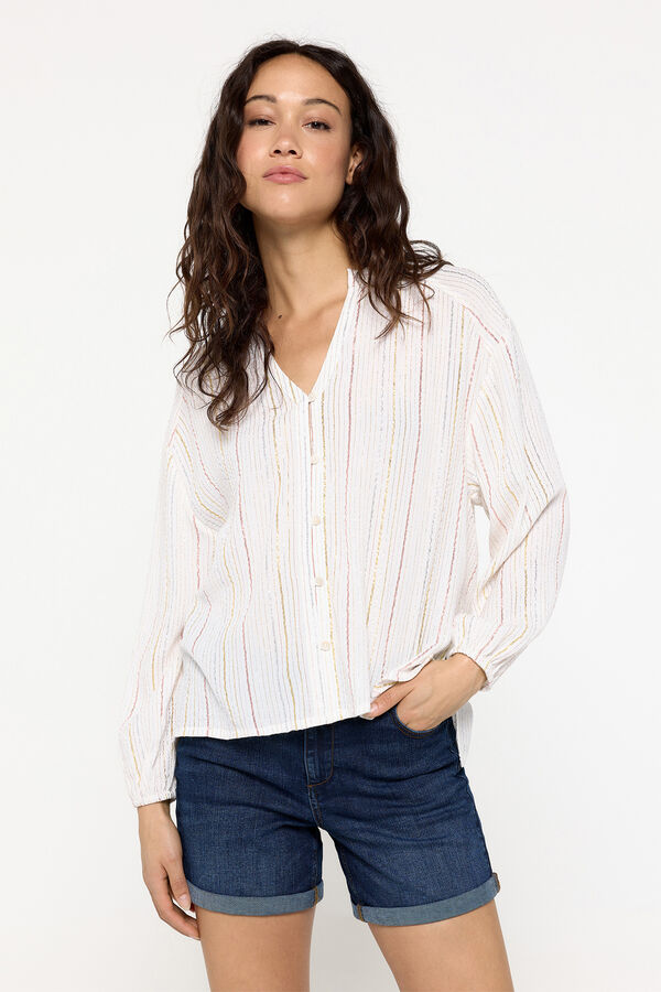 Milano Bermuda curta denim Azul