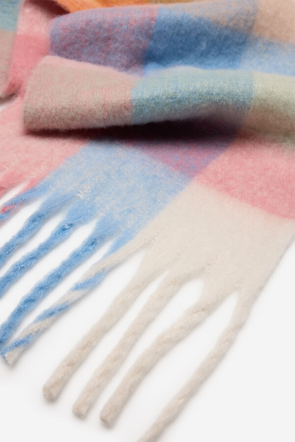 Milano Bufanda colores pastel natural