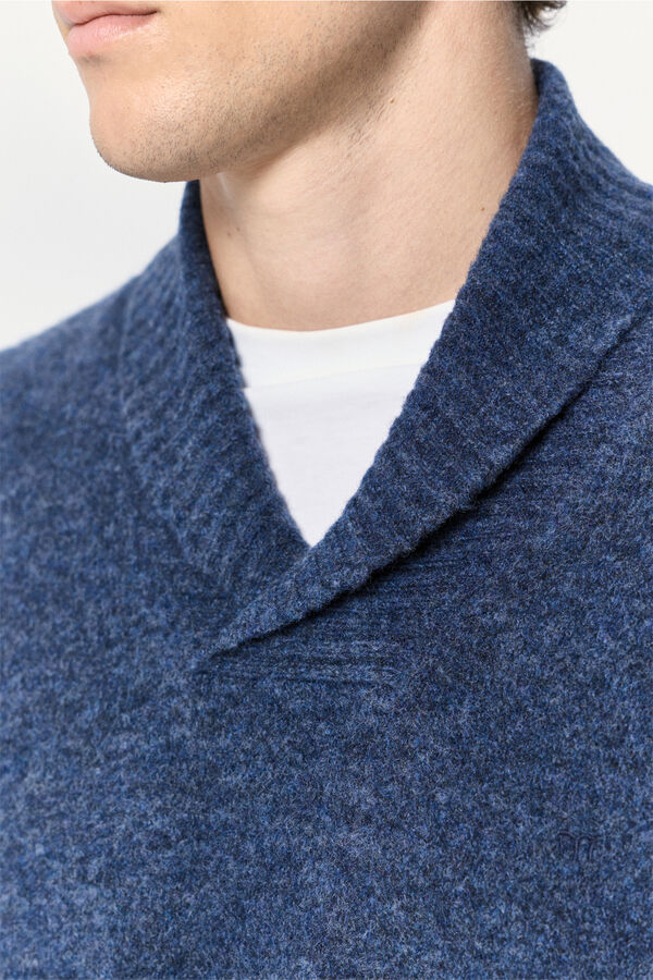 Milano Fecho-Éclair com camisola de malha Azul