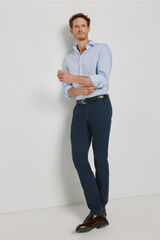 Milano Camisa vestir manga larga Azul Claro