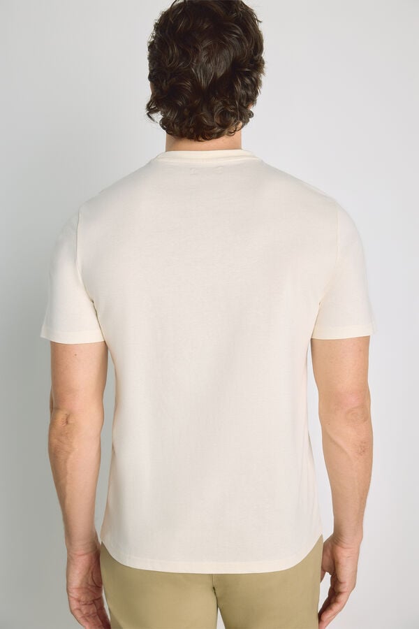 Milano T-shirt de manga curta Bege