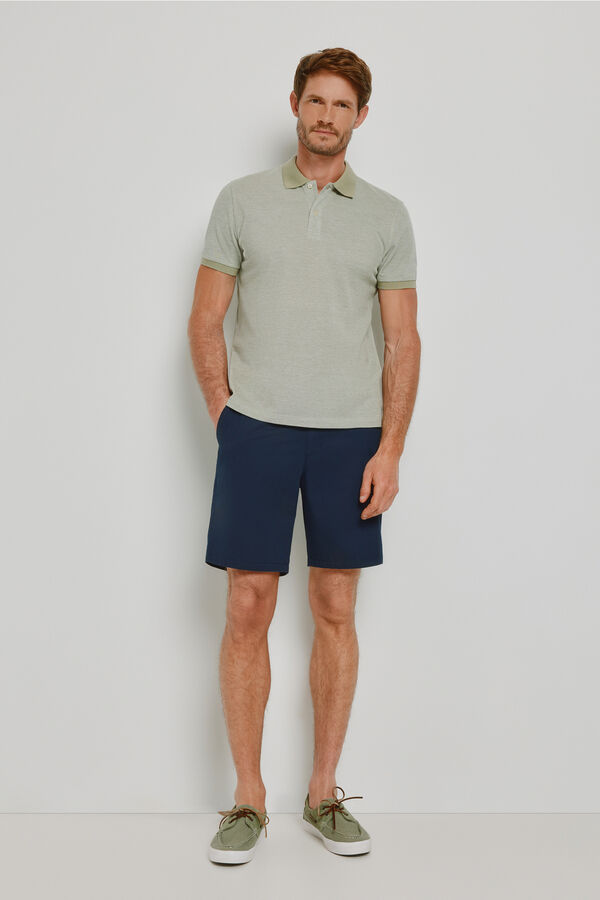 Milano Polo de manga curta C&aacute;qui