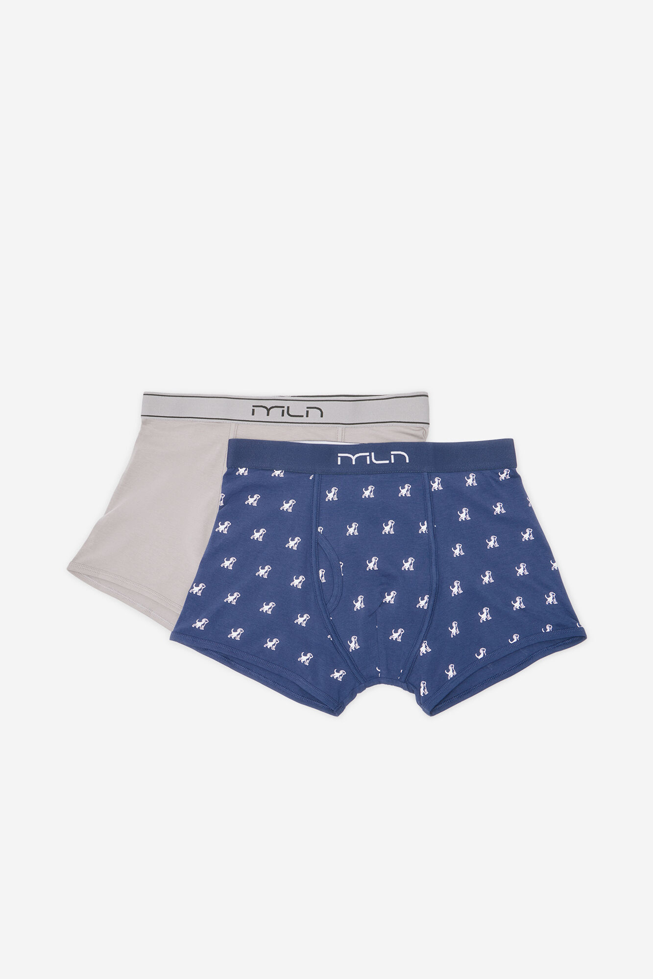 Milano Pack boxer liso y estampado perros
